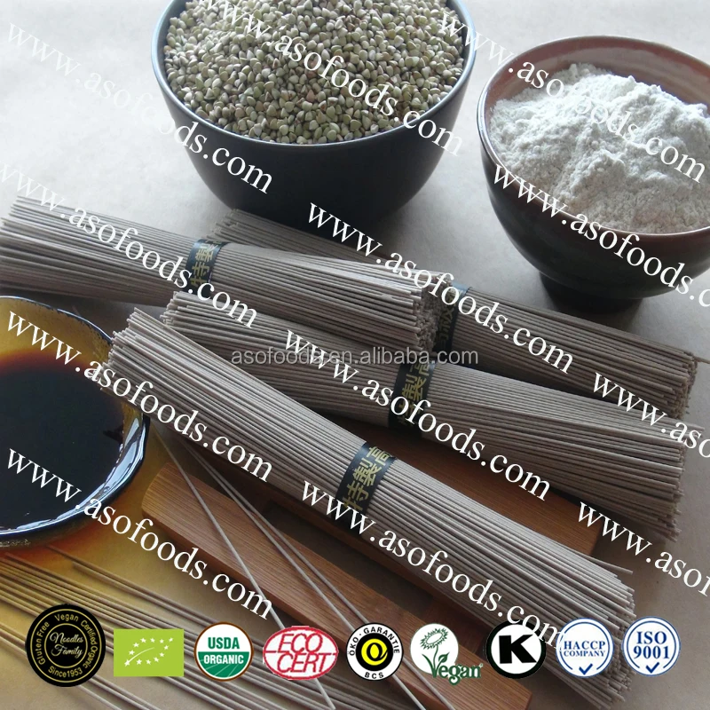 Зеленый гречневая лапша