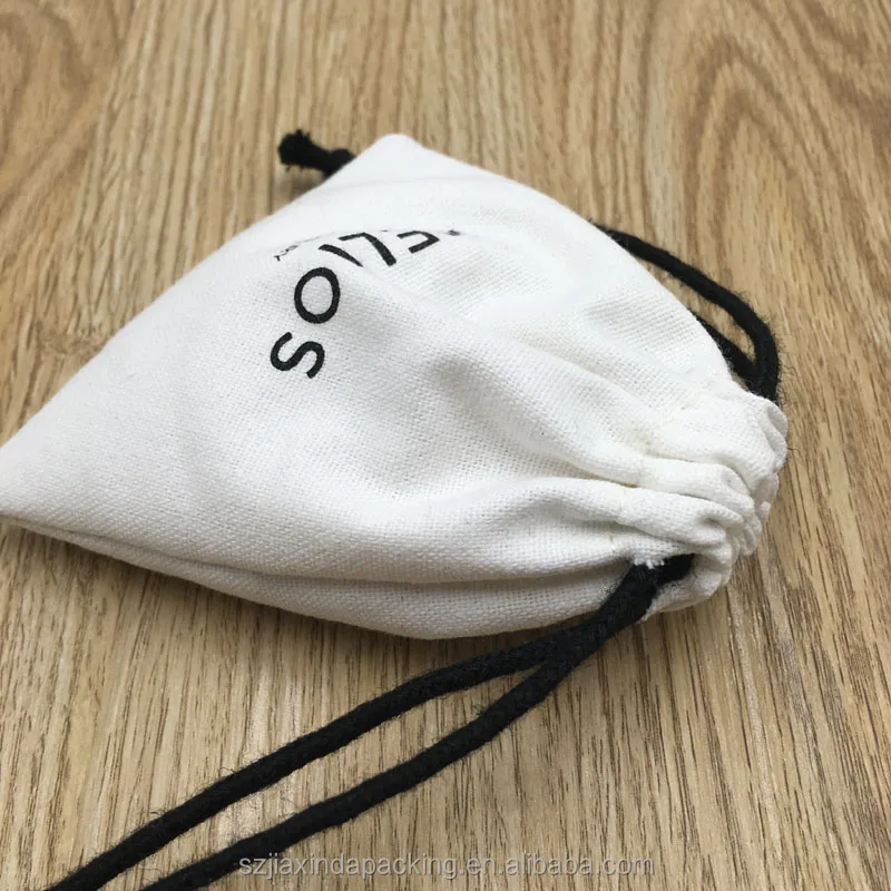 Cotton Jewelry Bag With Drawstring