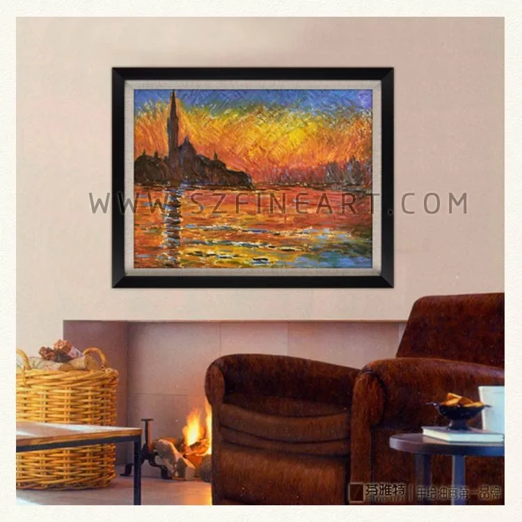 Reproduction Claude Monet Canvas 100% Handmade Impressionist Oil Painting