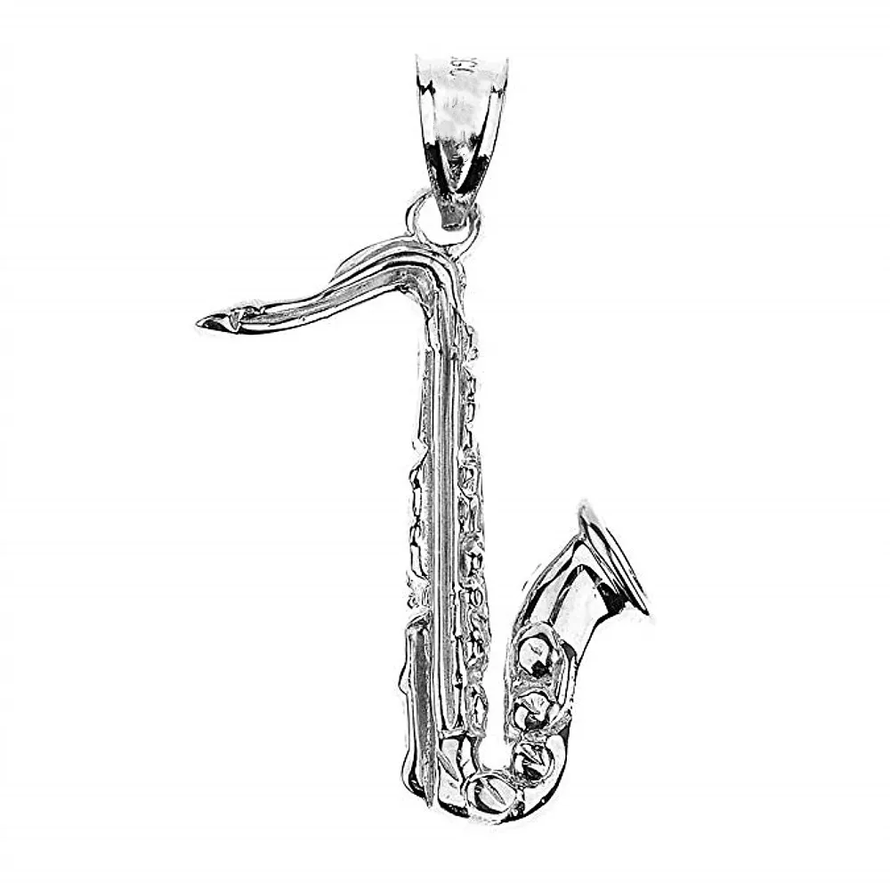 Metal Zinc Alloy Custom Design Fashion Music Theme Musical Instrument Trumpet Saxophone  Charms