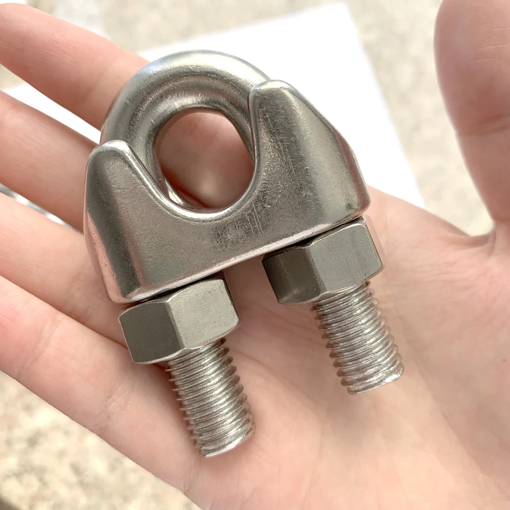 M13 Stainless steel 316 DIN741 Wire rope clip