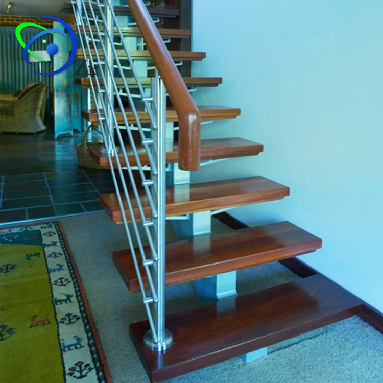 Customized Frameless Surface Finish Mirror Staircase Indoor Steel Structure Modern Custom Stairs