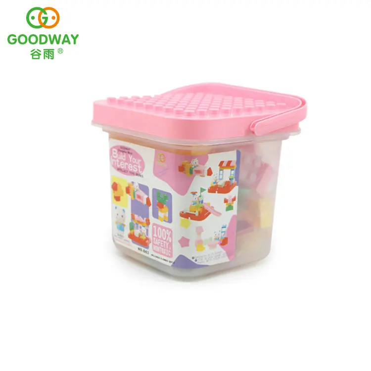 DIY pp материал красочные строительных блоков игрушка