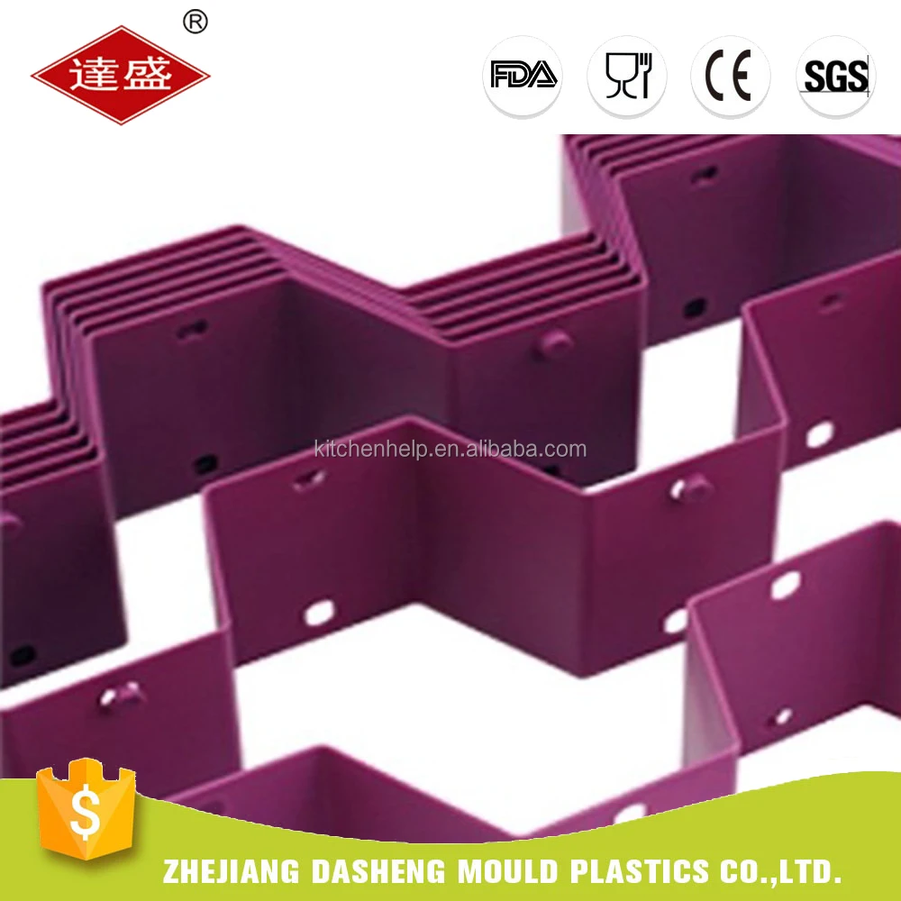 Plastic Storage Cabinet Drawer Divider Partition