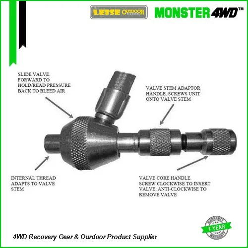 Monster4WD внедорожный быстродействующий дефлятор шин с пластиковой коробкой