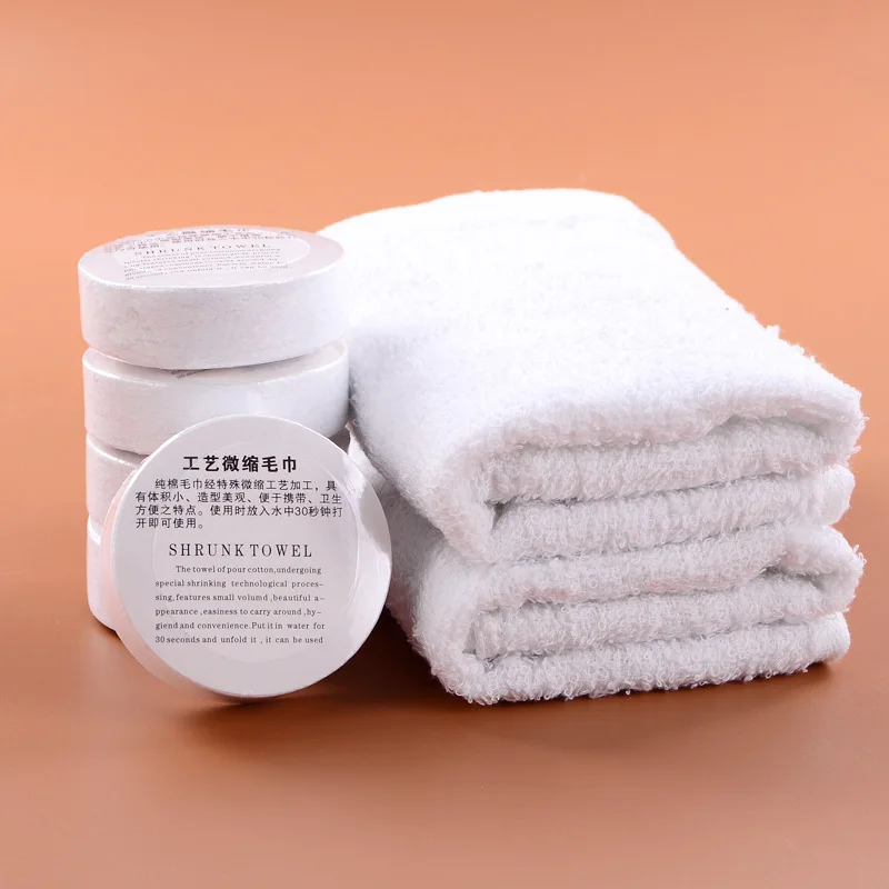 
Disposable custom tablet compressed magic towel 