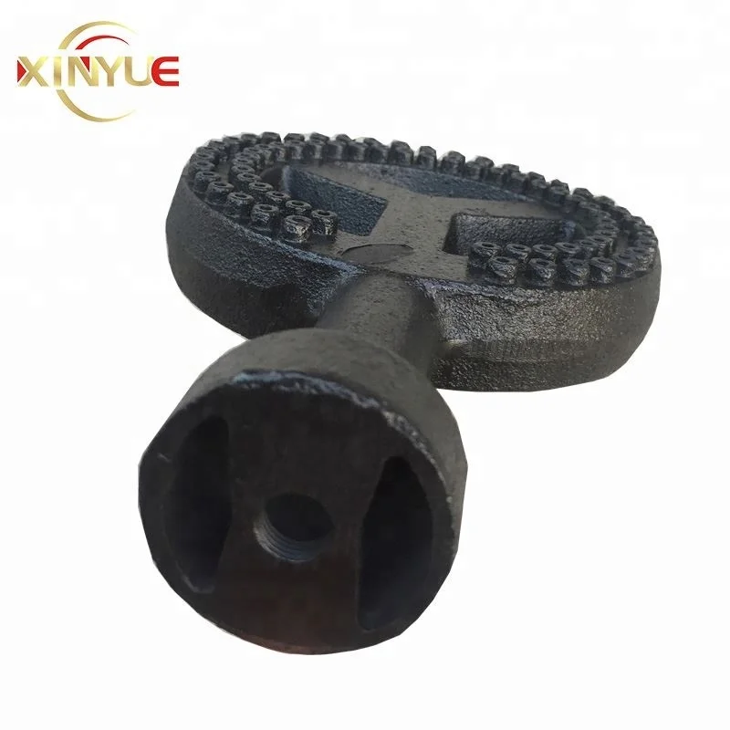 
Camping Large LPG Cooker Stove Cast Iron 2 Ring Gas burner 