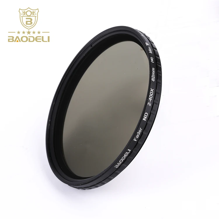 Baodeli Wholesale Camera Filter 58Mm Adjustable Slim Fader Variable Neutral Density Nd Filter Nd2-Nd400