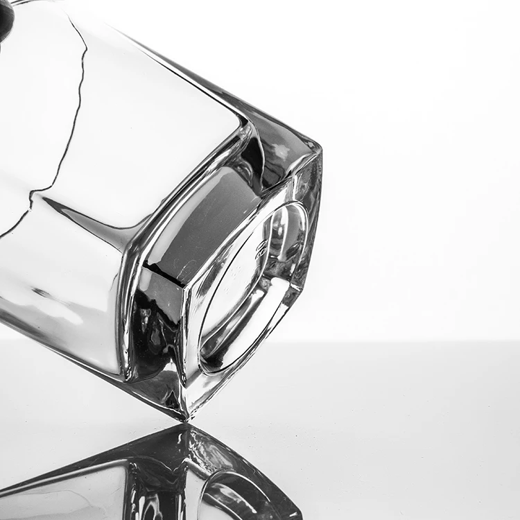 Square Simple Style Crystal Whiskey Rock Glass