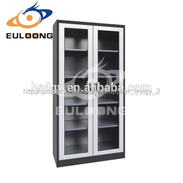металла дисплей нержавеющей стальной шкаф шкафчик стеклянной дверью современной офисной мебели