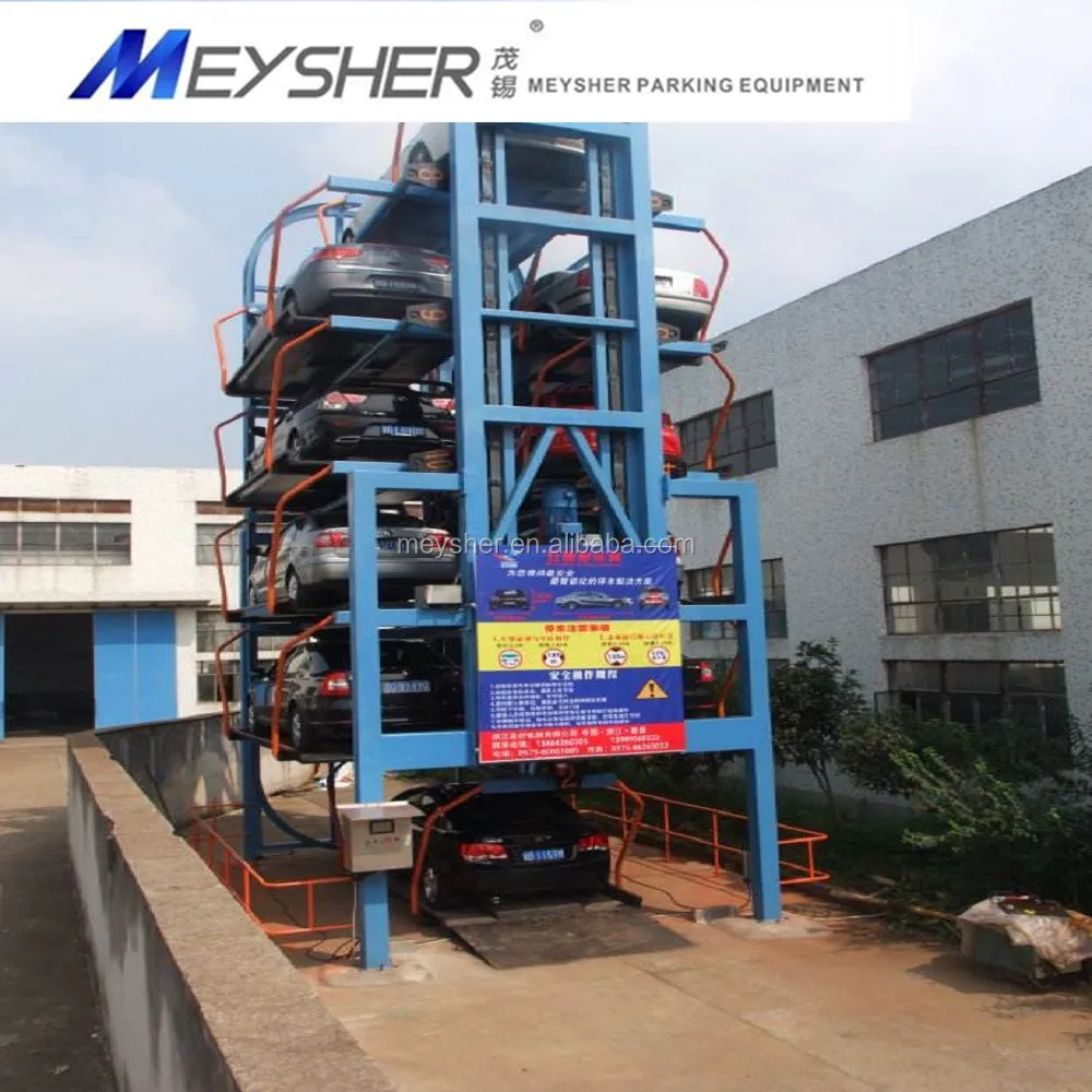 puzzle parking system with low cost parking equipment