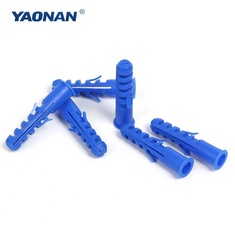 Customized  Pe Wall Plug Anchor/ Plastic Anchor With Screw/Hollow Wall Anchor Plastic Screw Plugs