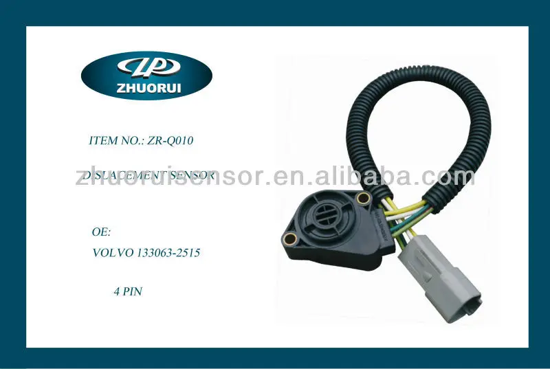 Accelerator pedal sensor for volvo ZR-Q010 Volvo accelerator pedal sensor used volvo truck parts 133063-2515