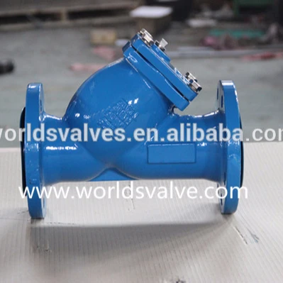 Cast Iron Flanged Y Strainer/industrial y-type water filter