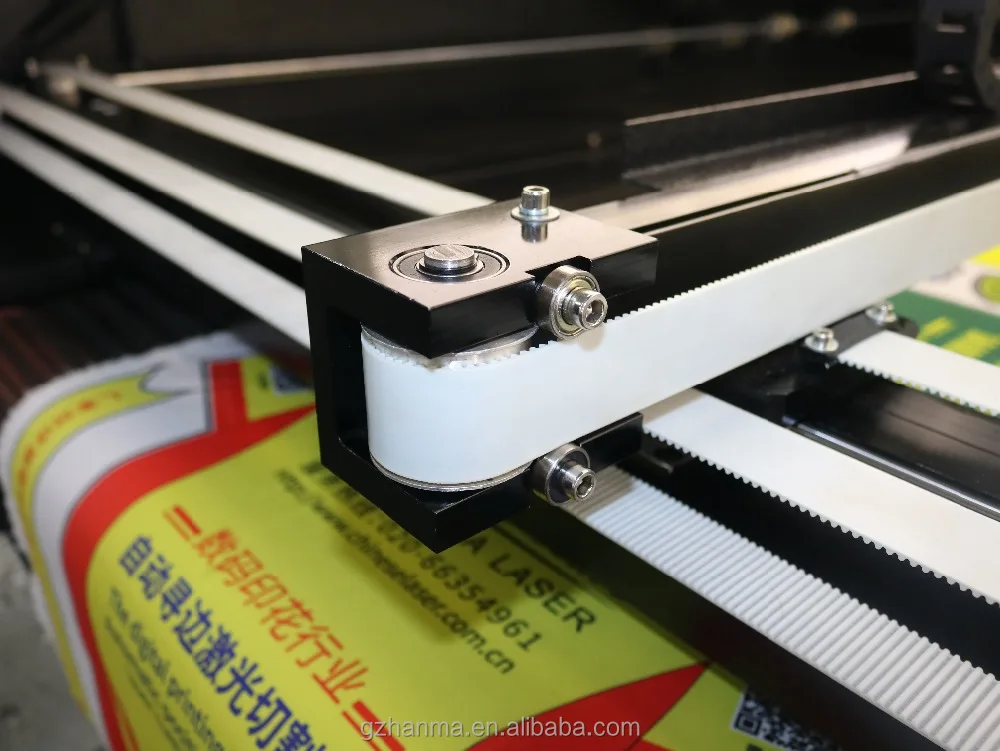 sublimation fabric prints double laser head CCD camera scan/cycling garment factory automatic sportswear cutting machine