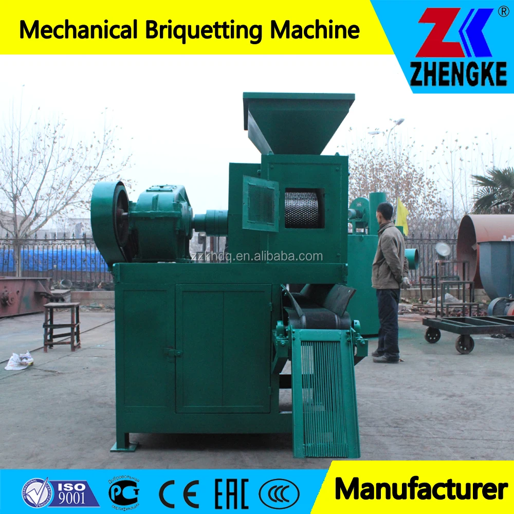 Energy saving manganese iron powder ball press machine cast ore powder briquetting make machine/briquette making machine