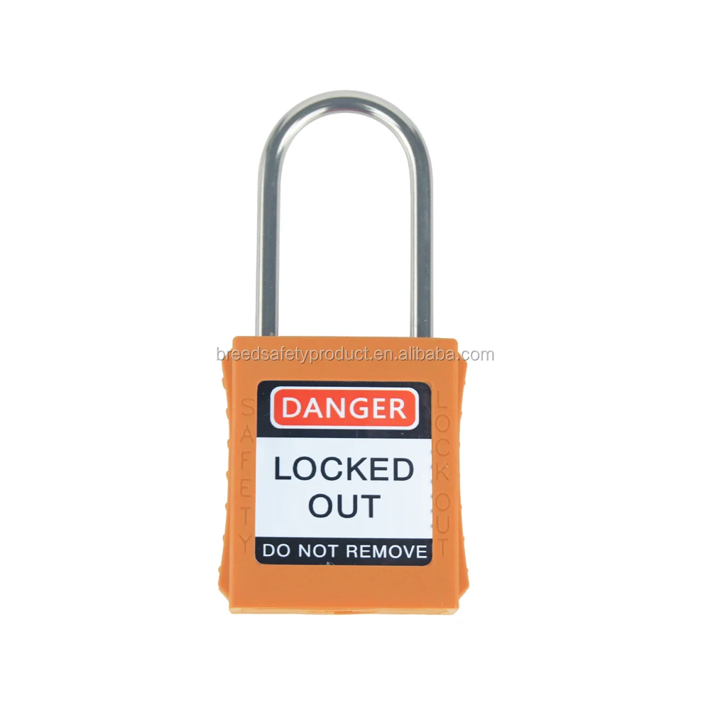 Lockout Safety Padlock LOTO Padlock 4mm SUS Shackle