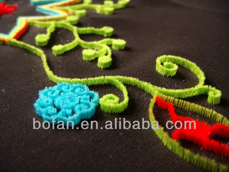 Computerized tufting/flocking embroidery machine T-shirt Chapter 6