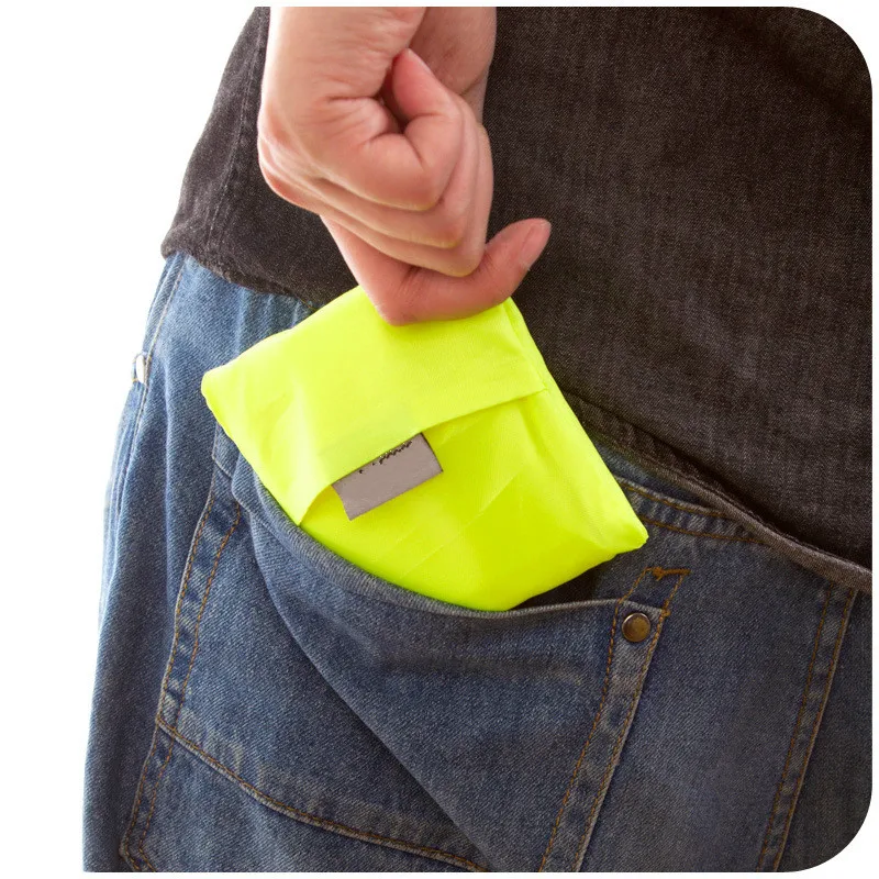 Factory direct reusable Oxford Foldable Shopping Bags Pouch Polyester Bag