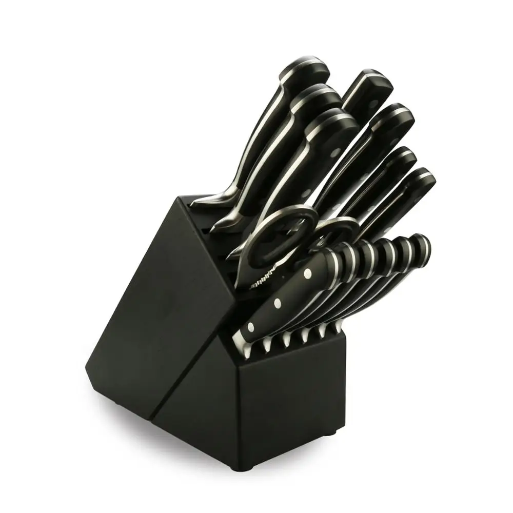 
15 Piece Forged Full Tang Kitchen Cutlery Knife Set 