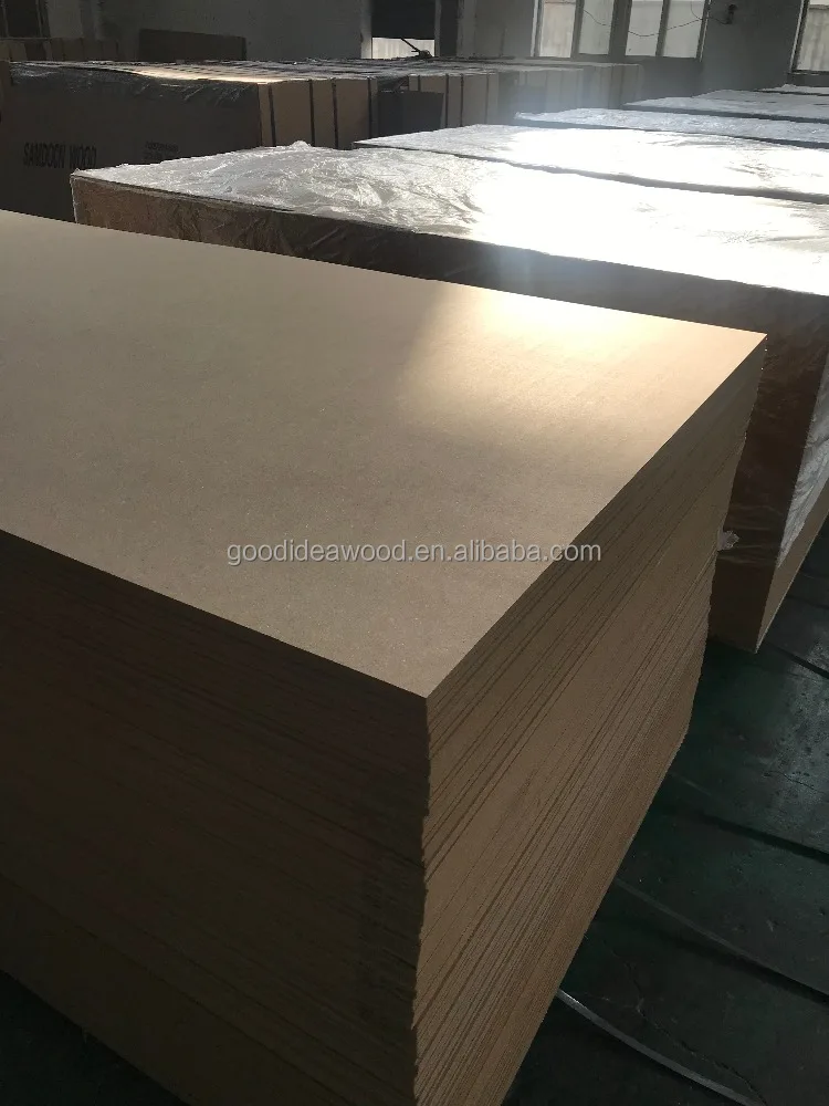 
plain mdf raw mdf poplar fiberboard 1220*2440*17mm 