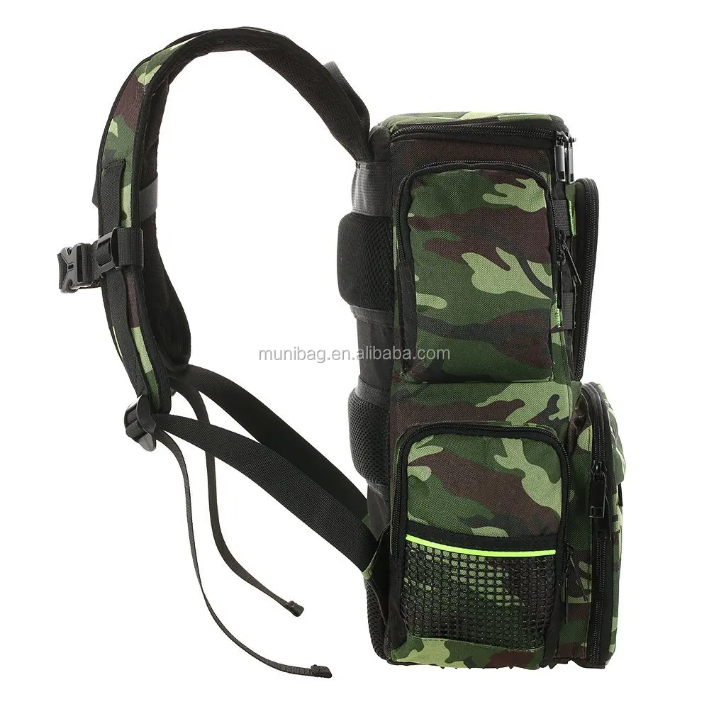 
Multifunctional Fishing Tackle Utility Bag Water-Resistant Fishing Bag 