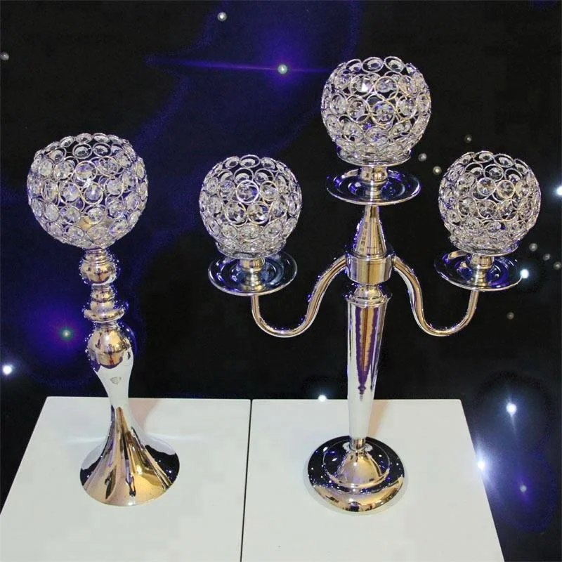 Wholesale crystal candelabra wedding centerpieces