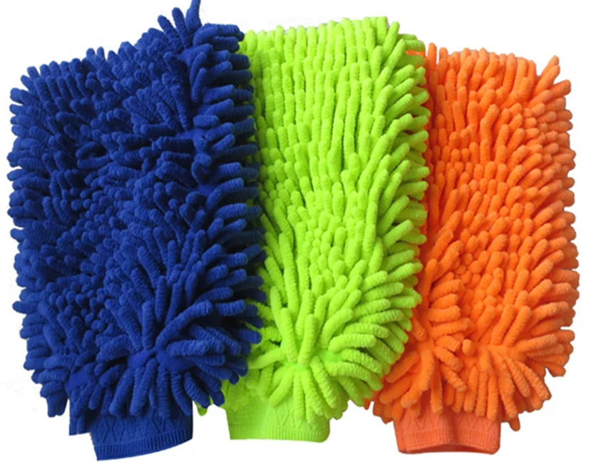
PROMOTION Excellent Microfiber soft Super Absorbent Car Wash Mitt Glove 