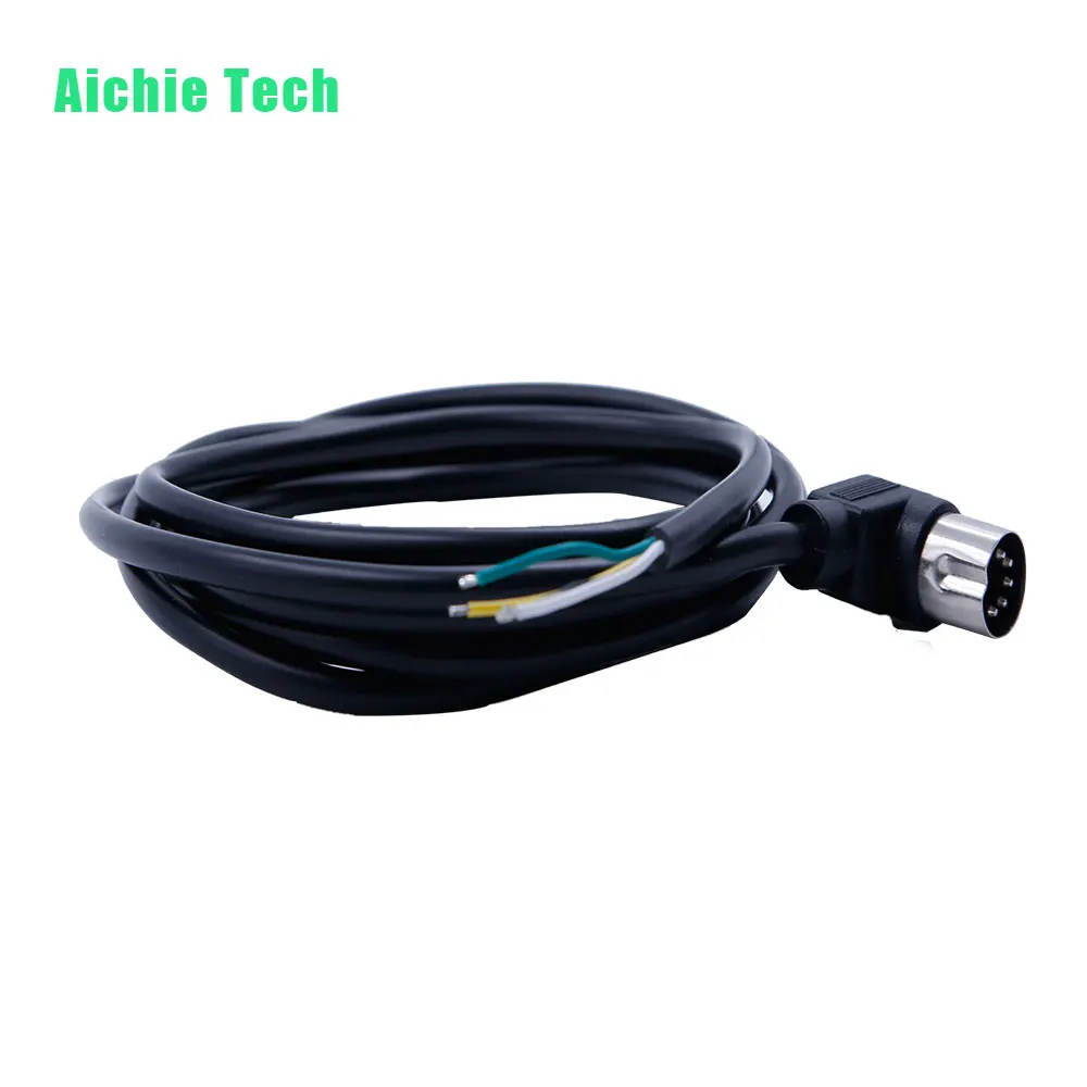 Right Angle Molded 5P Big Din Power Plug 45329 Cable