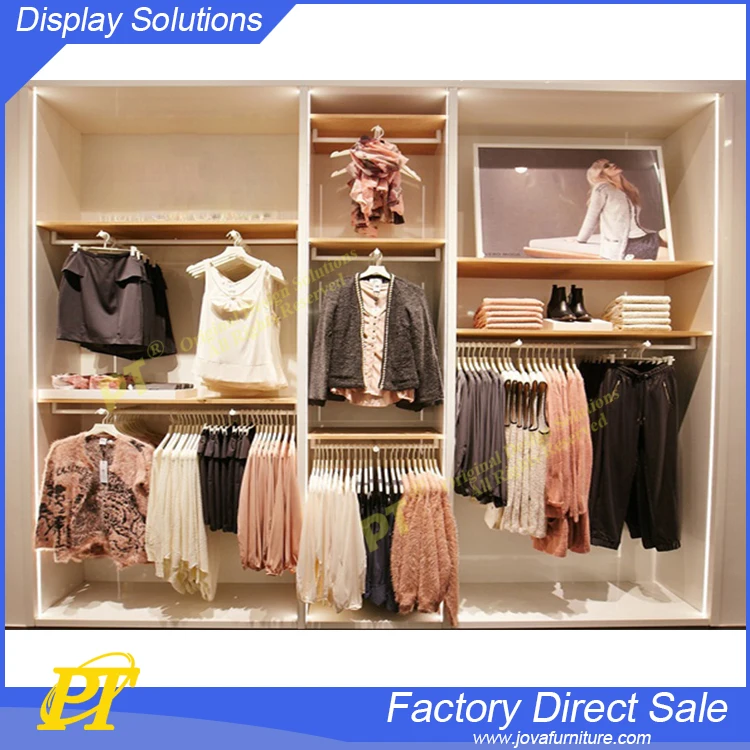 Baby clothes shop display furniture clothes display stand rack for kids