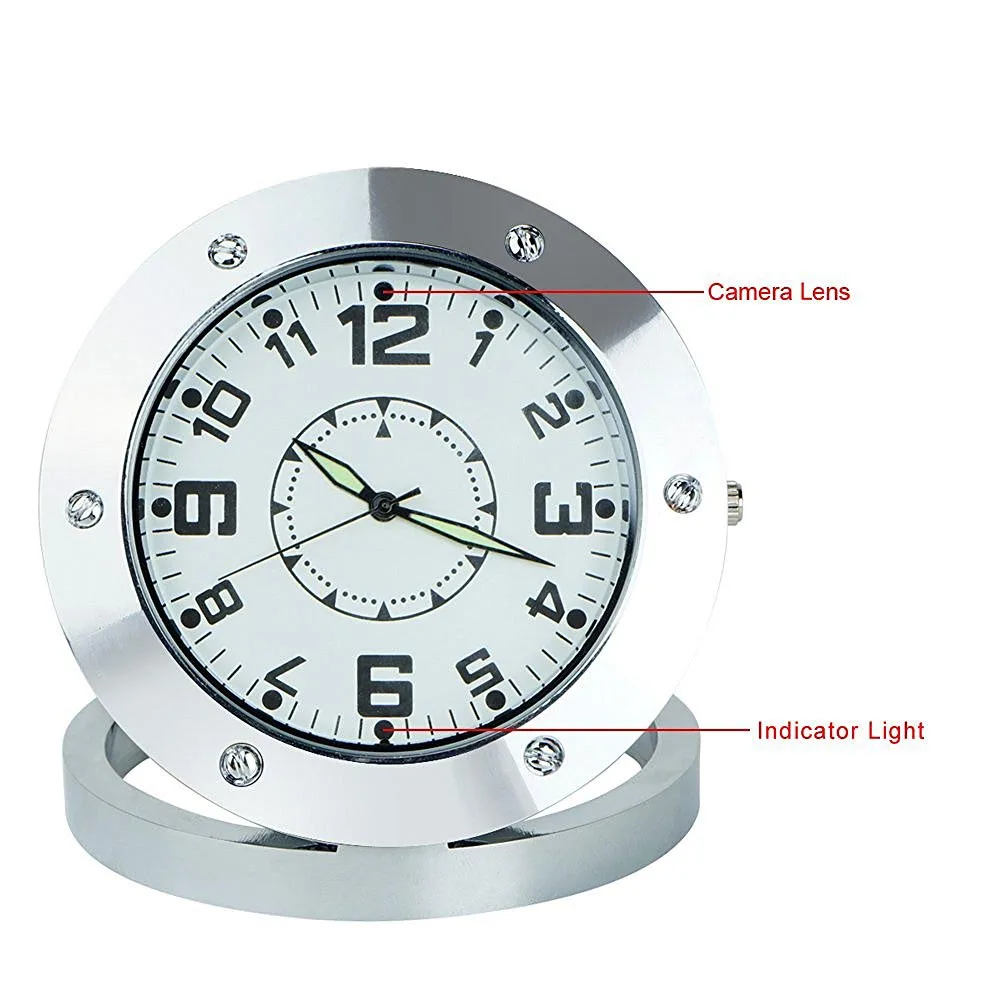 Скрытая камера Будильник няня мини DV DVR цифровая камера, Будильник Видео Аудио запись видеокамера безопасности PQ102