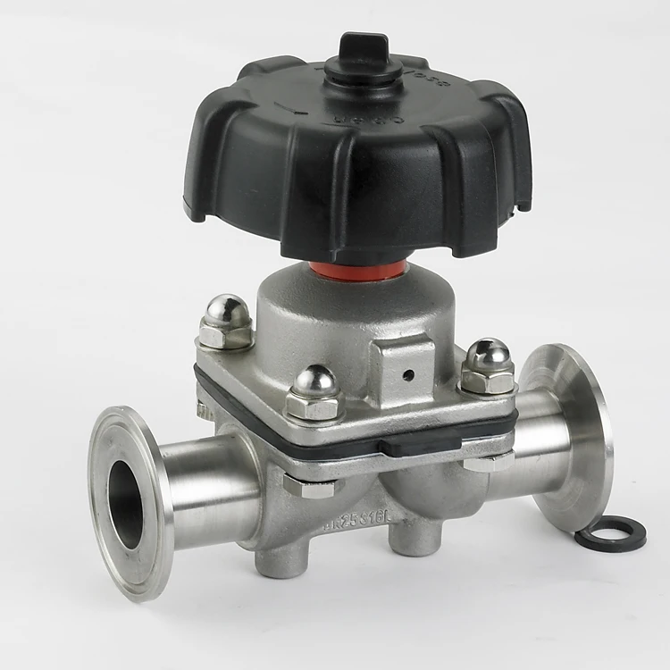 CE certificated manual type welded diaphragm valve sanitary
