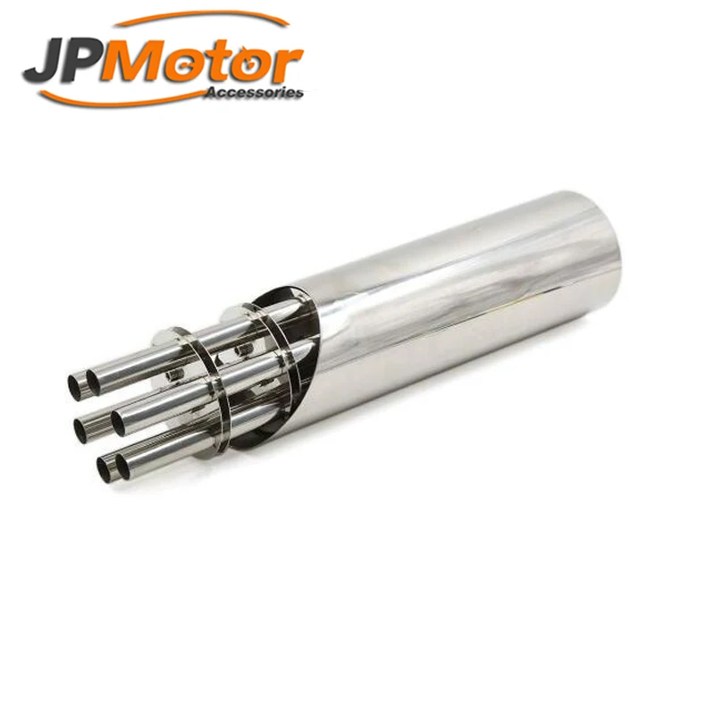 Обращенного лицом мини пушки Гатлинга скутер мотоцикл глушитель для GY6 125 150 100cc JH70 CG125 EN125 YBR125