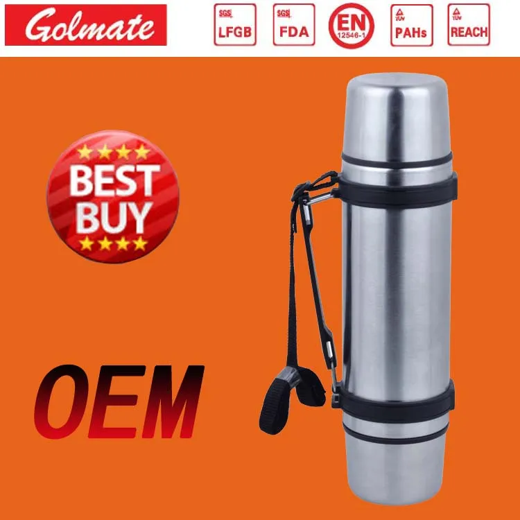 высокое качество iso с двойной стенкой термо прохладно бутылку воды