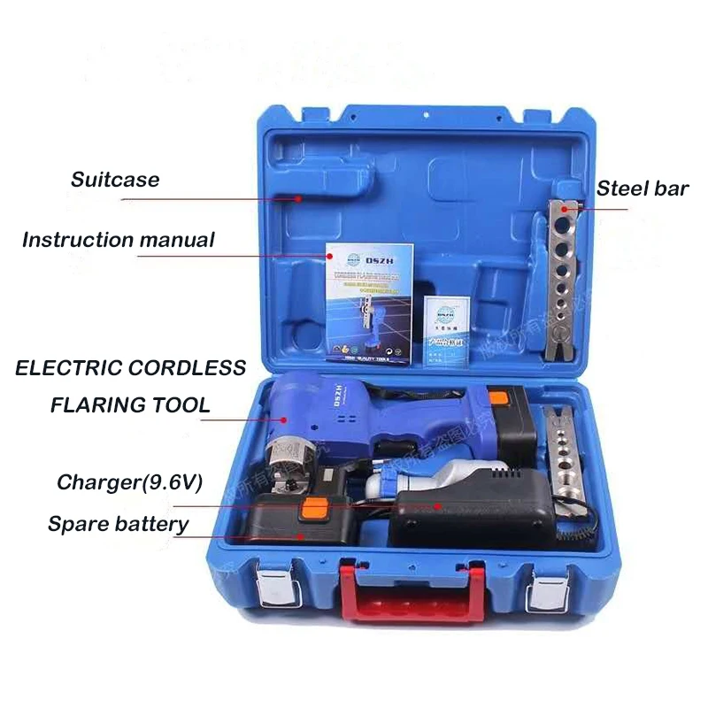 DSZH model WK-E806AM/WK-E806AM-L electric cordless flaring tool  refrigeration flaring tool kit