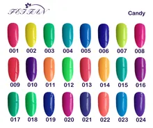 6pcs VEN Modern candy color LED UV gel nail polish 15ml 24 colors for choices