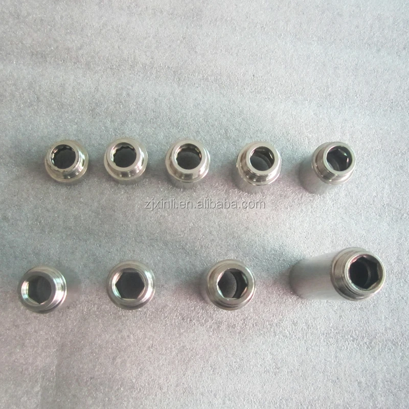 X22301 Female Male 1/2 Inch Thread Stainless Steel Pipe Fitting Extended Adapter