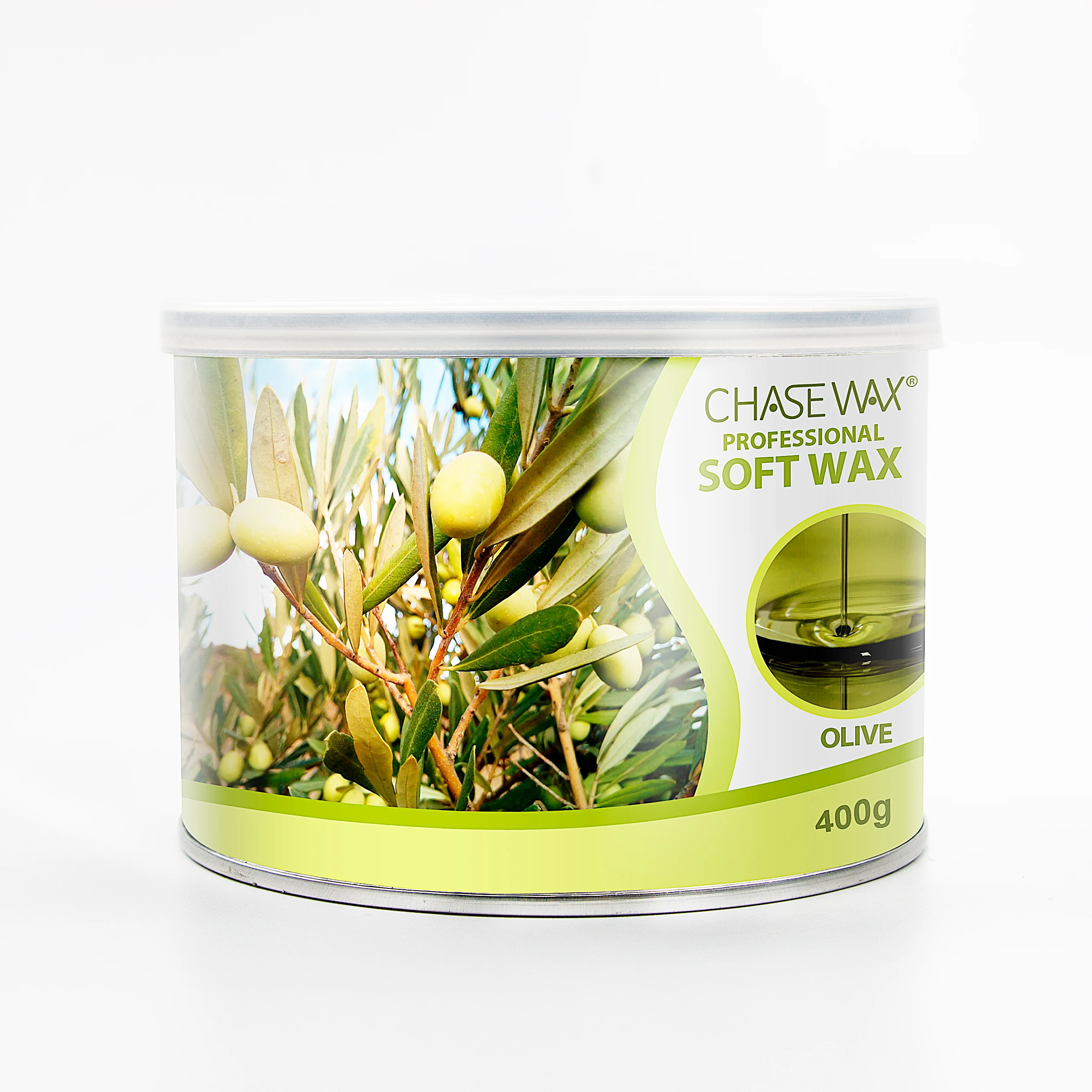 High Elasticity 14oz Olive Depilatory Wax Soft Wax Hair Removal For All Skin Type