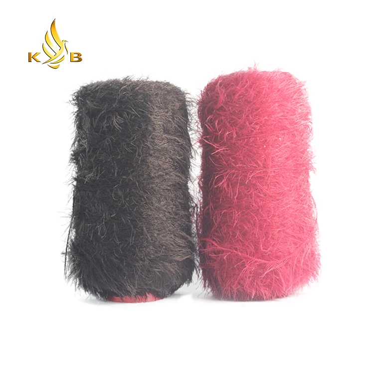 100% nylon feather fancy yarn for knitting machine