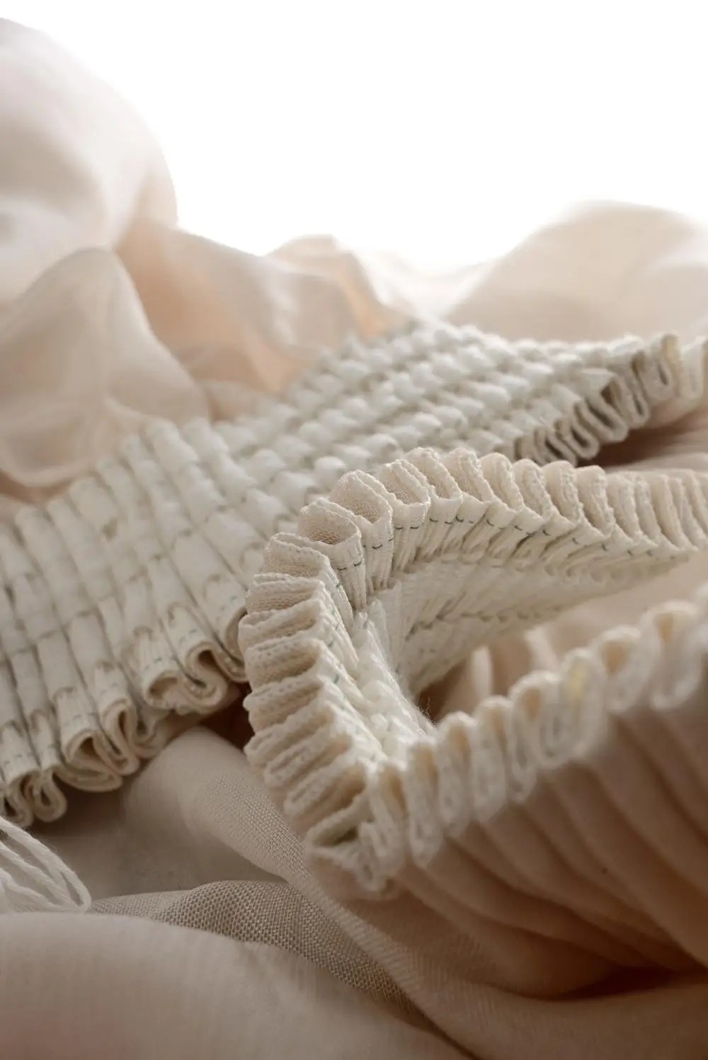 Beautiful elegant nature linen pure gauze curtain for hotel