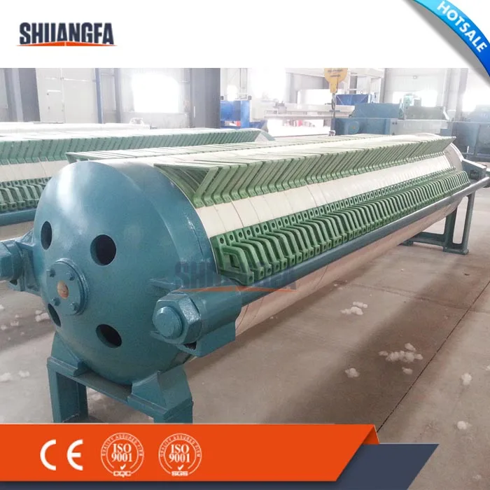 Ceramic Clay Slurry Round Plates Filter Press Equipment, High Pressure Filter Press Machine