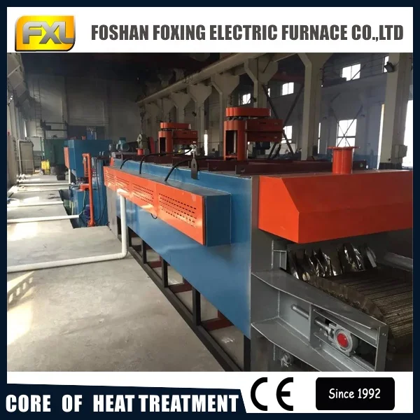2022 new design factory price High Quality roller hearth continuous Mesh Belt Furnace for fastener