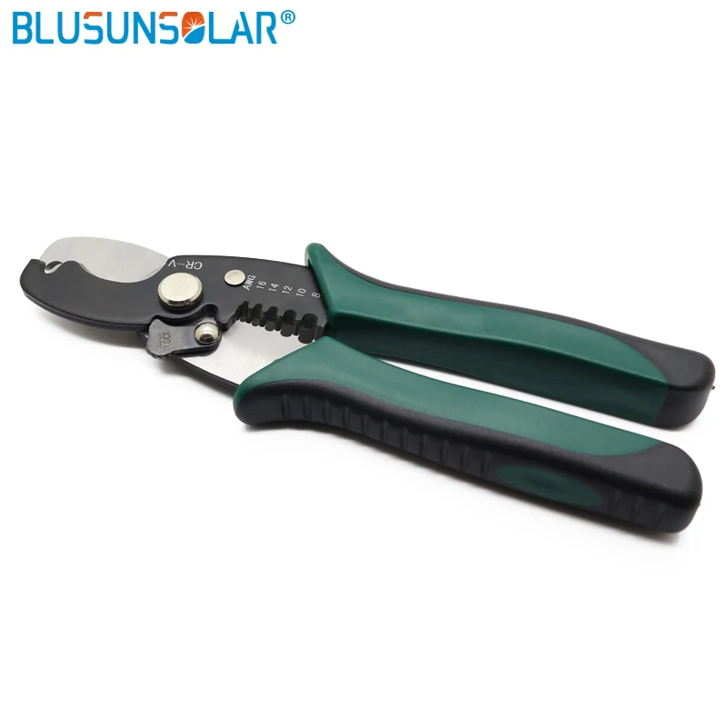 Wire Cable Stripper Steel Wire Stripping Pliers Cutting Stripping Hand Tool for 16AWG to 8 AWG Wire Cutting Tool