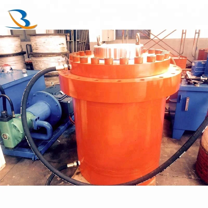 
700 bar custom made hydraulic cylinder for press machine 
