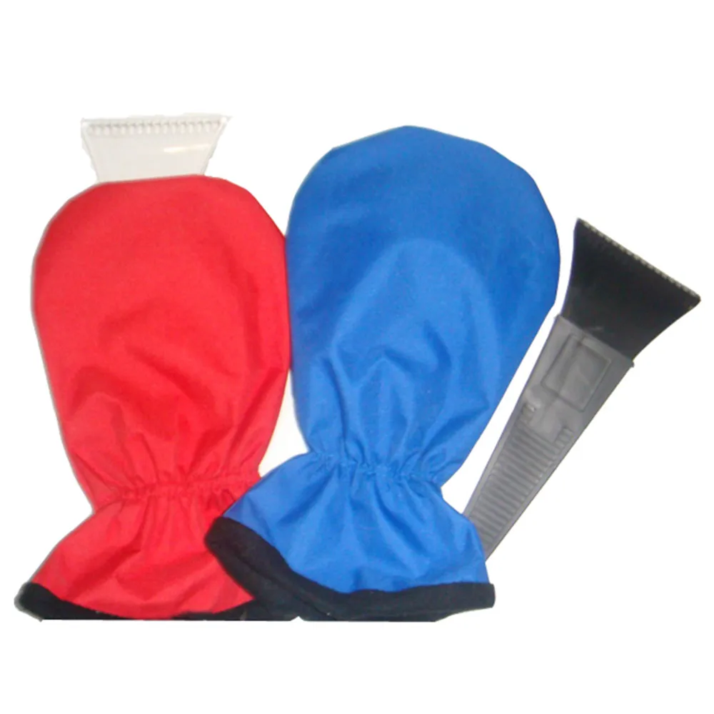 2018 hot selling car ice scraper glove/window ice scraper glove/snow scraper with mitt