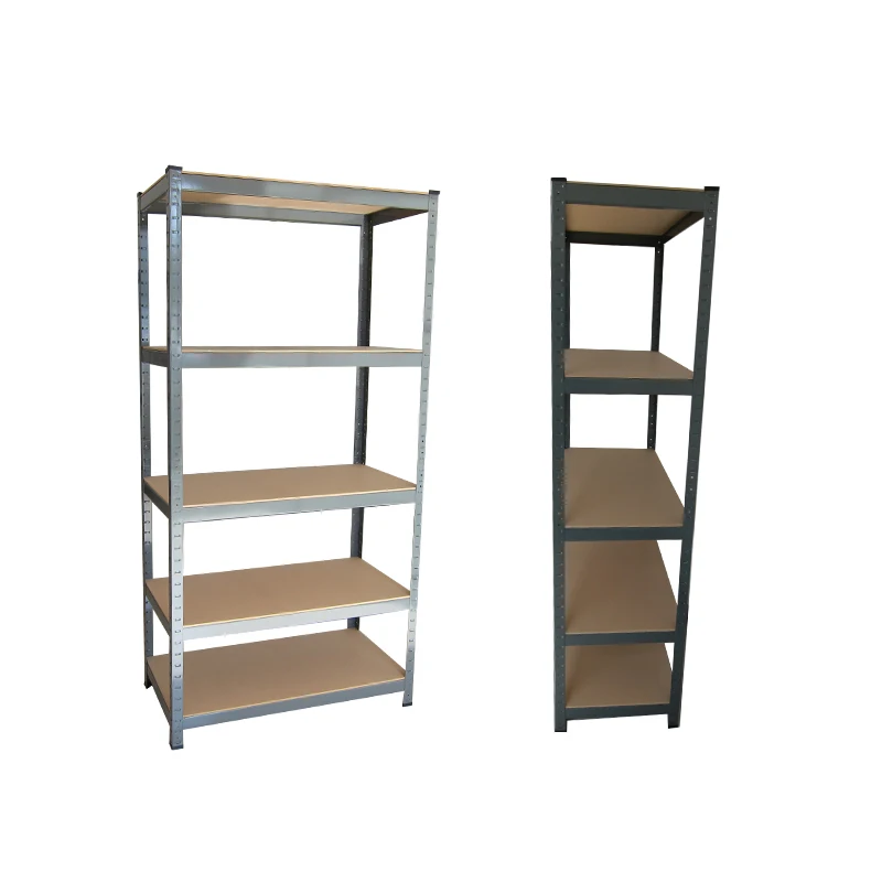 Щелевые угол оцинкованного металла стеллажи, полки для дома и гараж для хранения