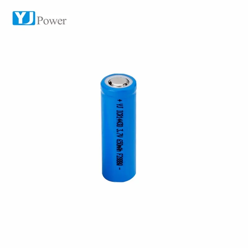 Hot Selling 3.7V 650mAh 14430 rechargeable lithium battery cell for wireless microphone