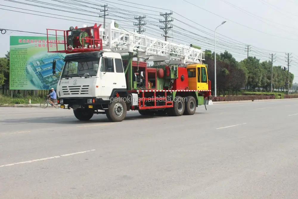 250 HP 40t workover rig for oilfield API petroleum processing petroliferous bed petroleum mining machinery