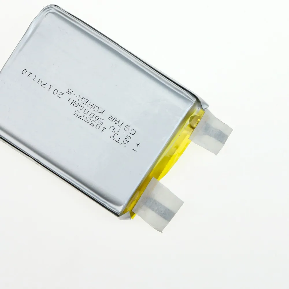 
3.7V 5000 mAh Polymer Li-ion battery For GPS PDA DVD iPod Tablet PC DIY 105575 