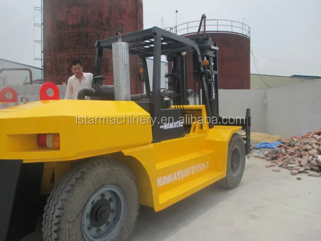 FD150-7 15T forklift low mast forklifts 15t 10t used forklifts